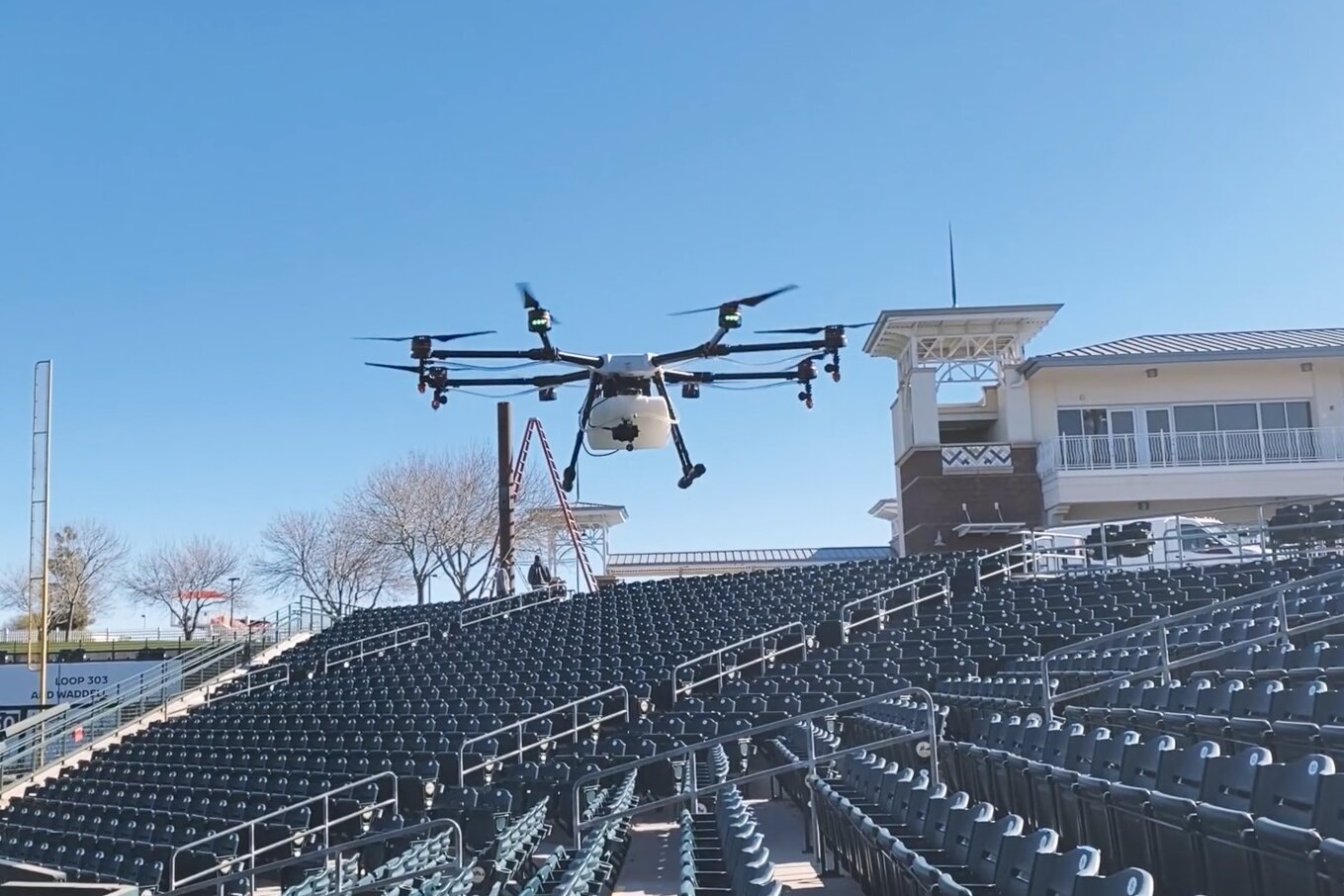 Stadium Cleaning drone uae (3)